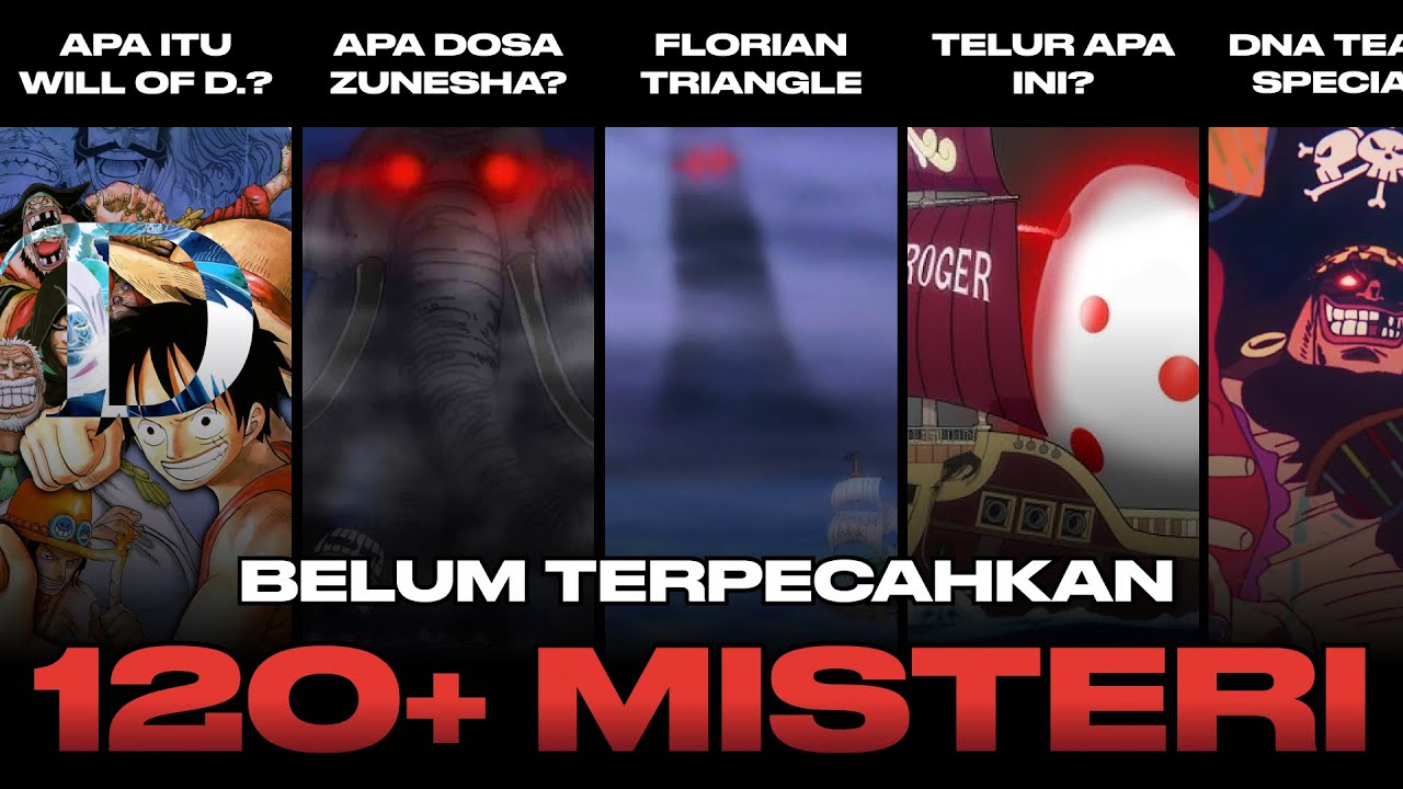 120 Misteri di One Piece yang Belum Terpecahkan ‼️