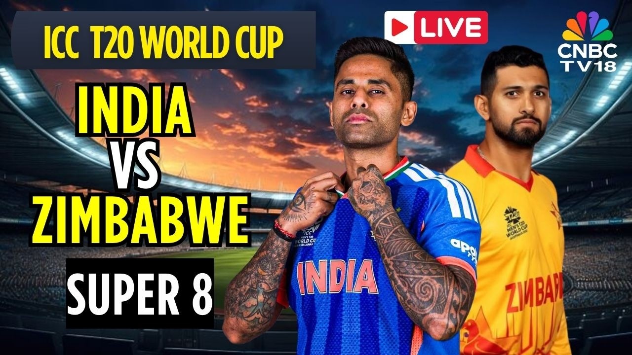 T20 WC India Vs Zimbabwe LIVE | Ind Vs Zim Super 8 Match | ICC T20 WC | Sky | Samson | Pandya | N18G