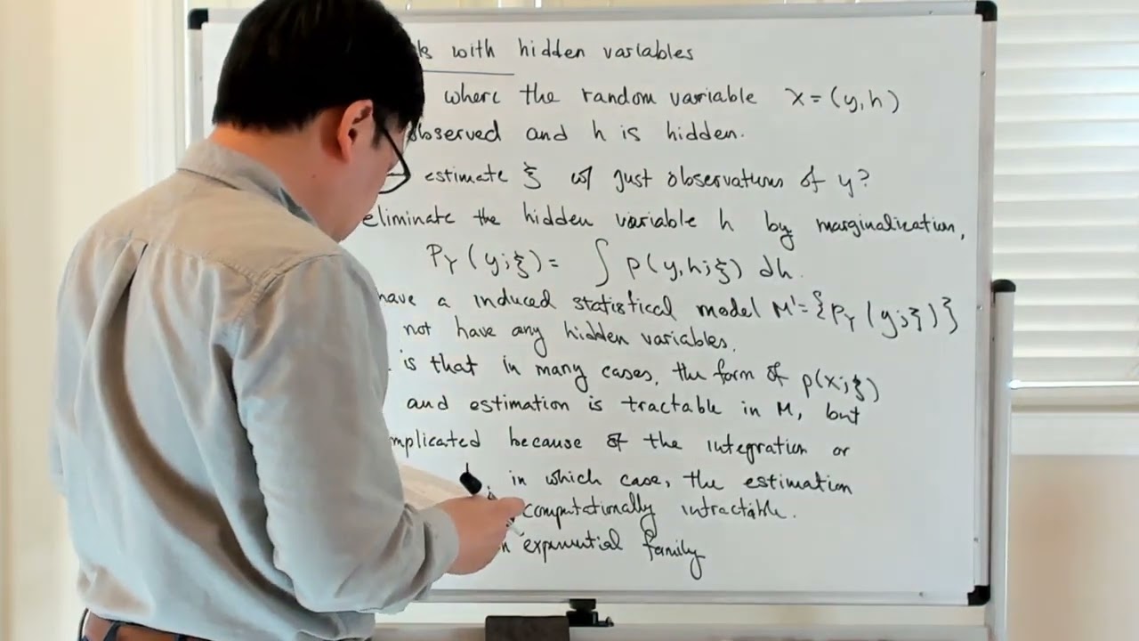 Statistical models with hidden variables