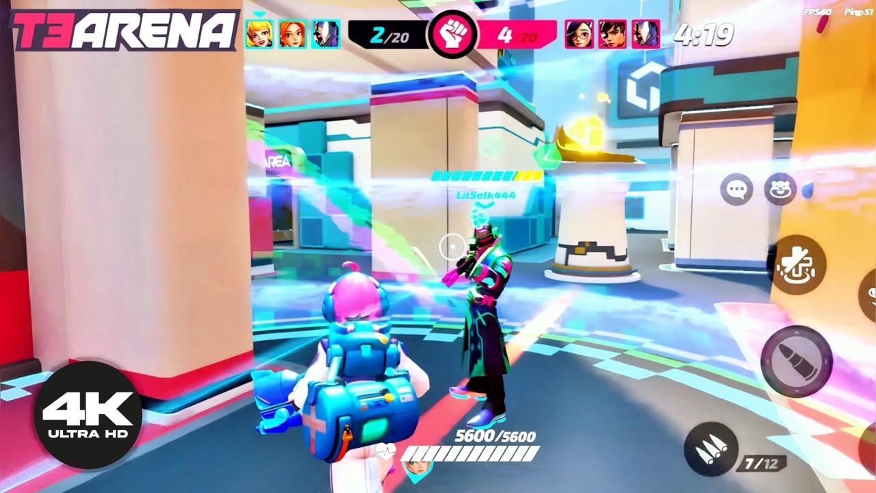 EPIC T3 ARENA Team Deathmatch 4K60fps Gameplay