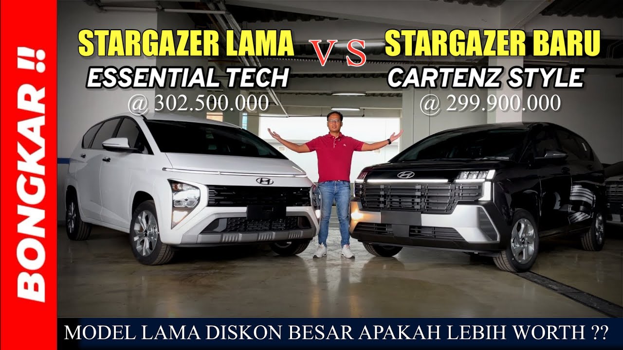 Bongkar !! PERBANDINGAN HYUNDAI STARGAZER ESSENTIAL TECH VS CARTENZ STYLE 2025 EXTERIOR & INTERIOR