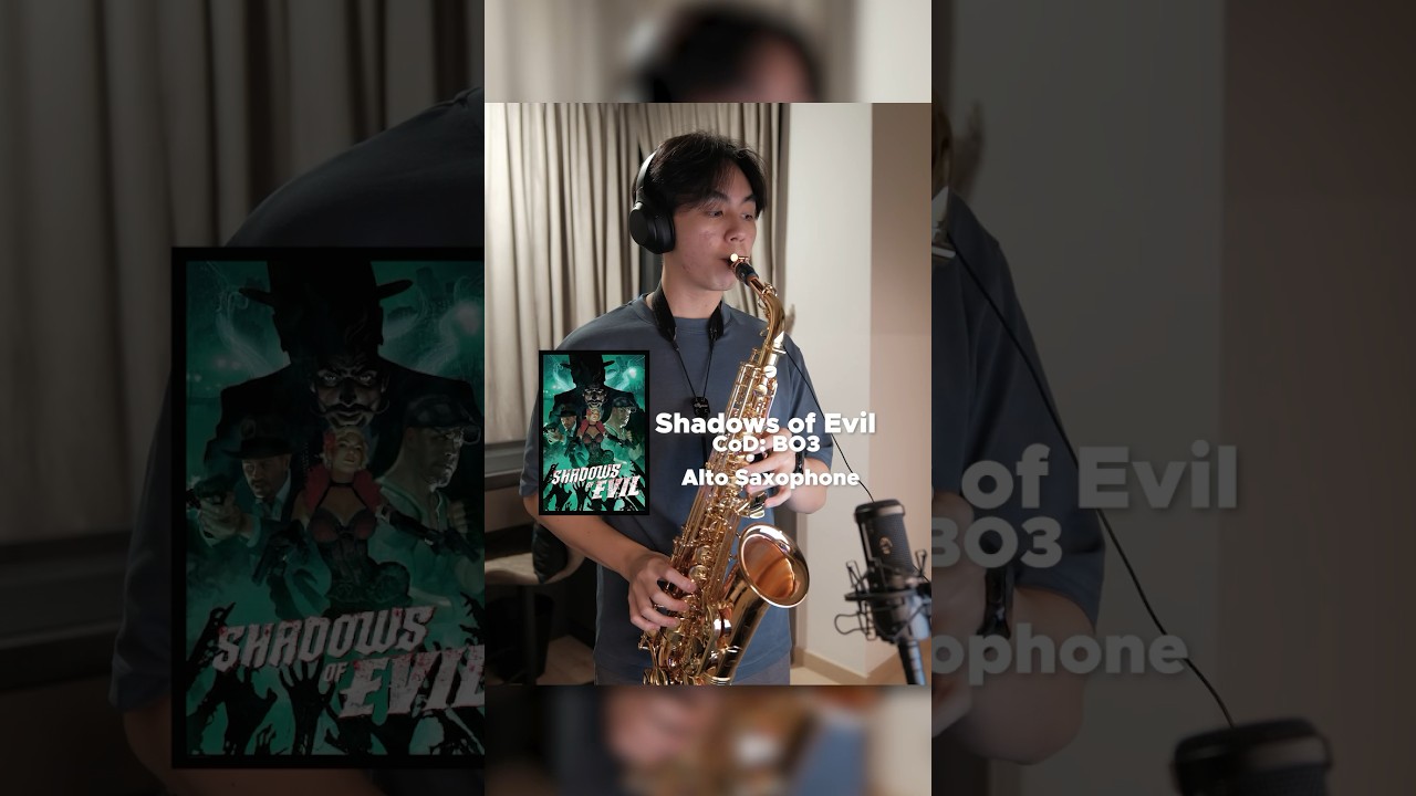 Shadows Of Evil Theme Saxophone Cover #shadowsofevil #cod #zombies #saxophone #cover