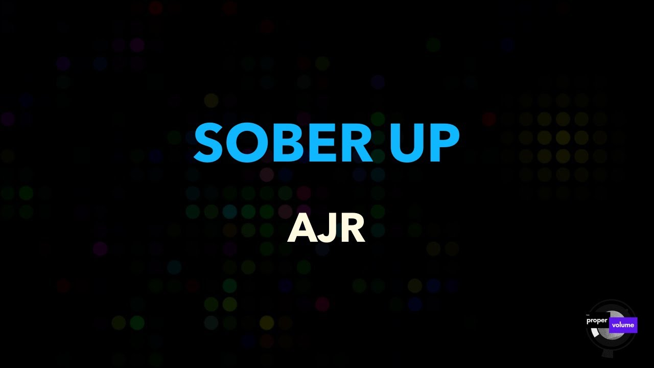 AJR - Sober Up (feat. Rivers Cuomo) | Karaoke Version