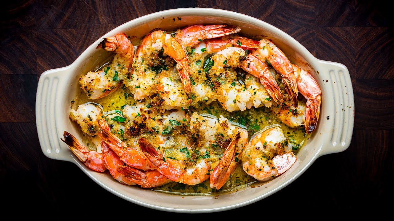 Shrimp Oreganata - Baked Shrimp with Garlic Butter Breadcrumbs
