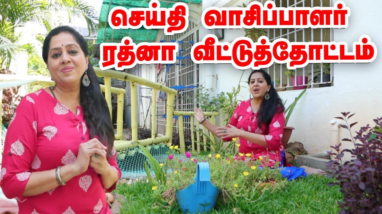 செய்தி வாசிப்பாளர் ரத்னா வீட்டுத்தோட்டம்! | News Reader Ratna Home Garden tour | Pasumai Vikatan