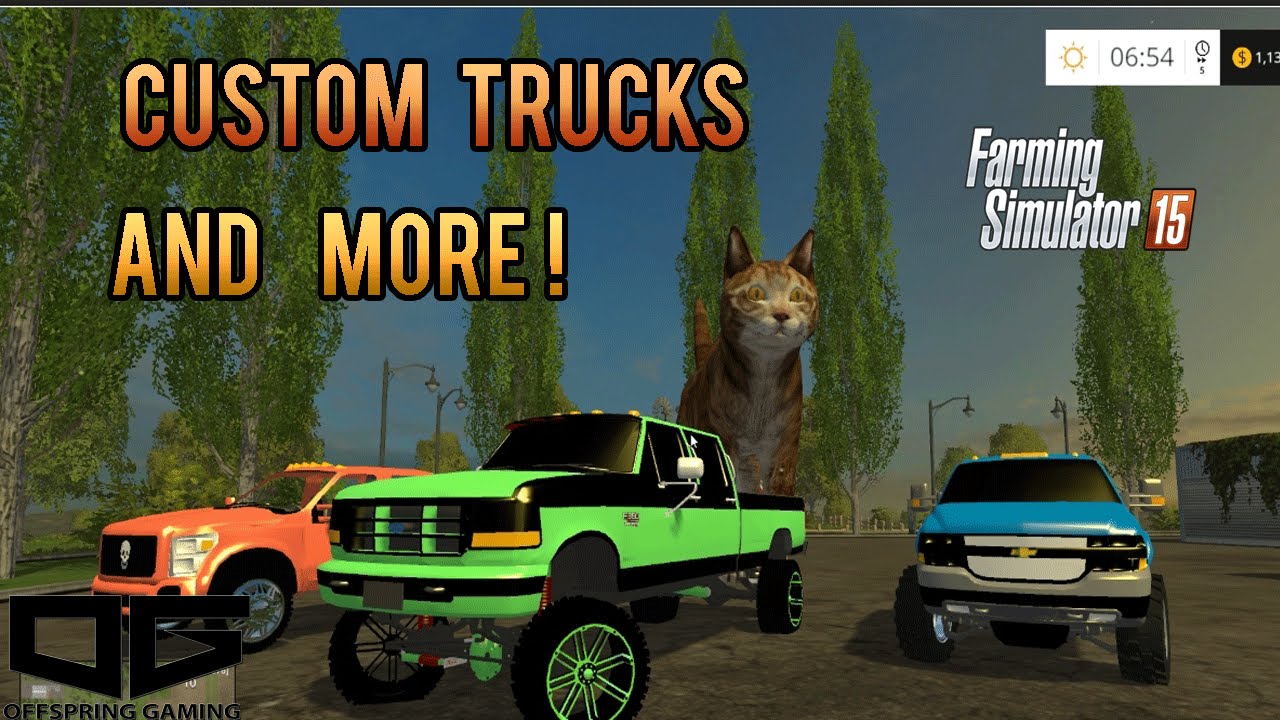 Farming Simulator 2015 Mods- Custom Trucks and More!