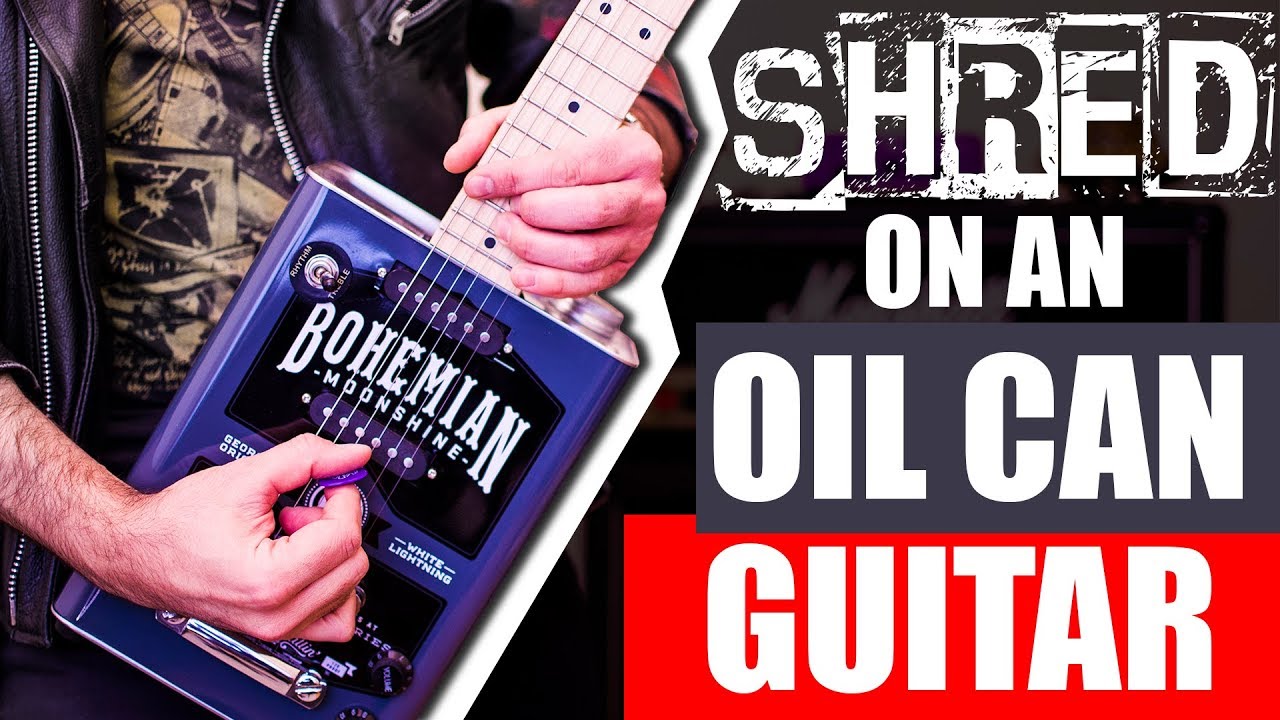 SHRED ON A BOHEMIAN OIL CAN GUITAR -  Rising Force (Yngwie Malmsteen) guitar cover solo
