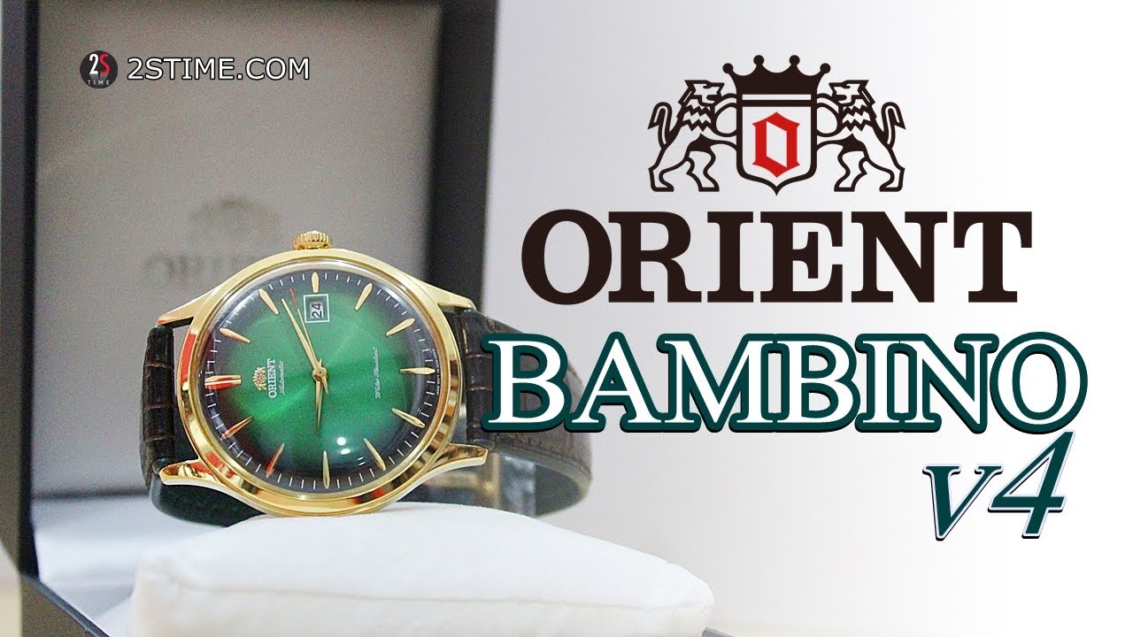 Orient Classic Bambino Version 4 Automatic Watch FAC08002F0 Green Dial