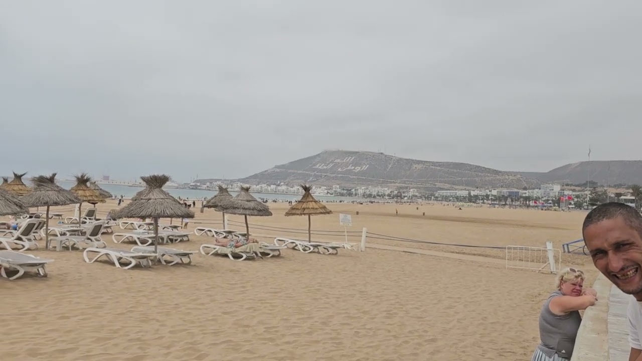 Anezi hotel to Agadir beach#travel #vlogs #morrocco