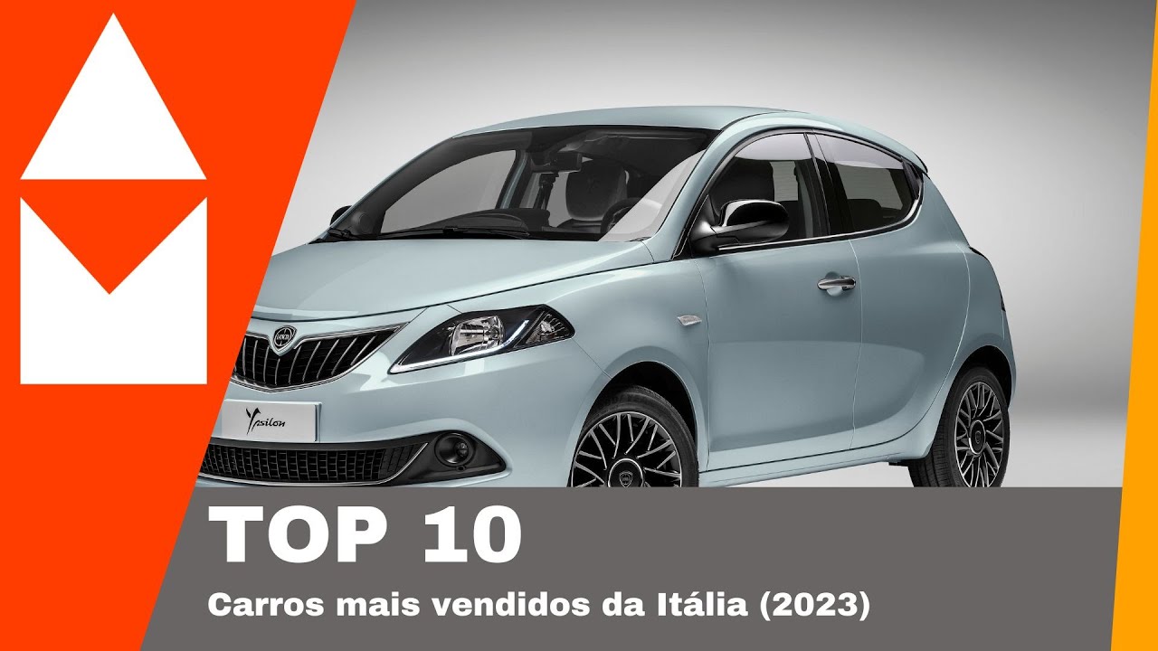 TOP 10 | Carros mais vendidos da Itália (2023)