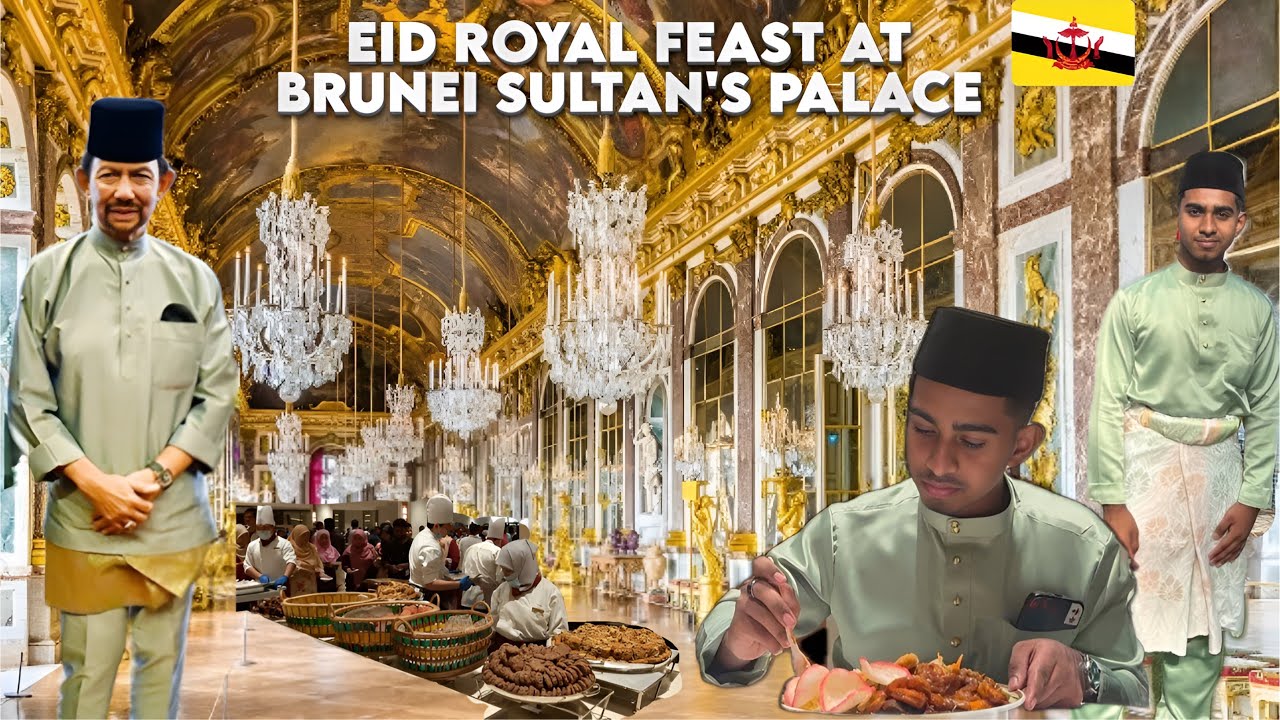 Royal Eid Feast at Brunei King Sultan&rsquo;s Palace | Exclusive Inside Look😲