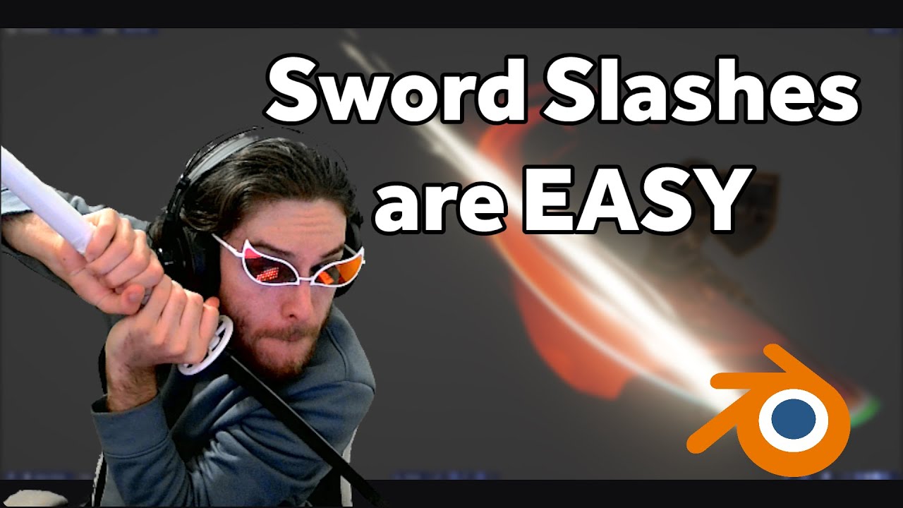 Sword slash VFX are EASY to make in Blender