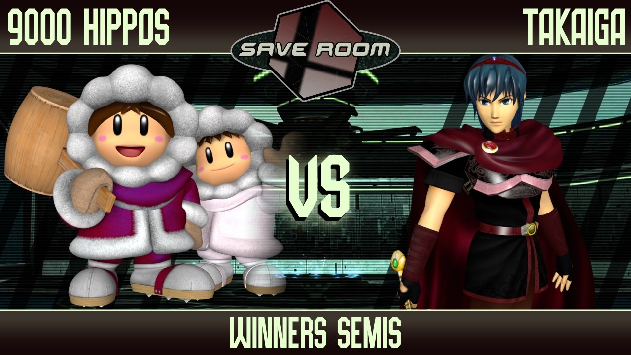 9000 Hippos (Ice Climbers) vs Takaiga (Marth) - Save Room 33 Melee Winners Semis