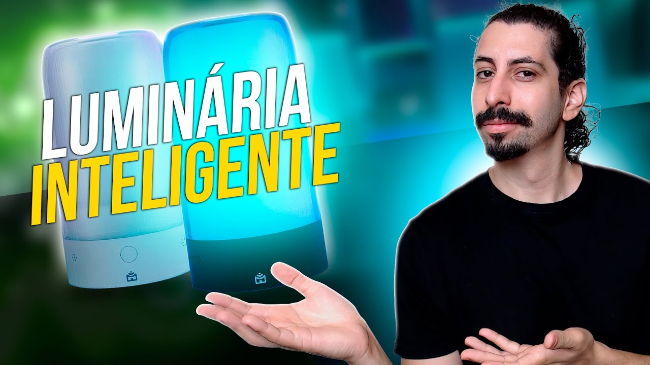 Luminária inteligente compatível com Alexa! Smart Luminária de Mesa Wi-Fi Positivo