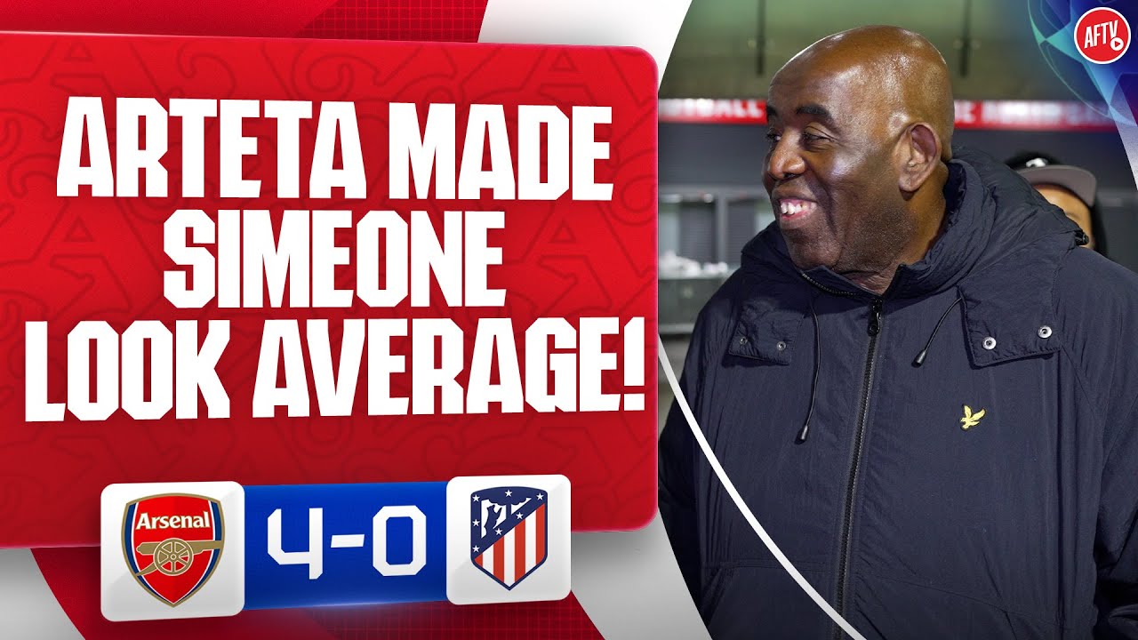 Arteta Made Simeone Look Average! (Robbie) | Arsenal 4-0 Atl&eacute;tico Madrid