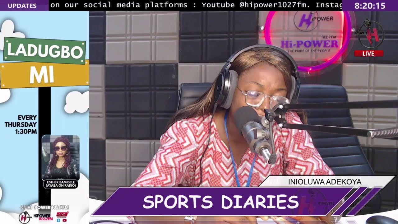 SPORTS DIARIES WITH INIOLUWA ADEKOYA