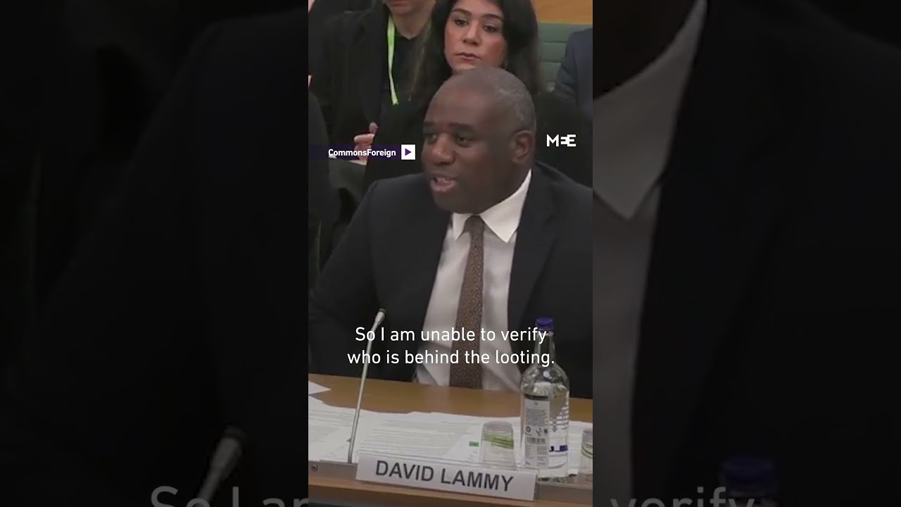 David Lammy blasted for saying 'there are no journalists in Gaza'