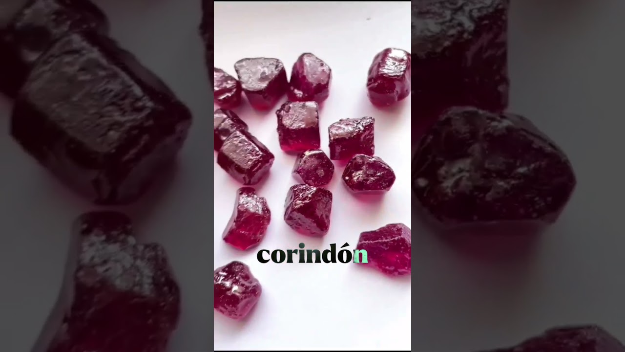 TODAS las Piedras Preciosas ROJAS son RUBI Que realmente es un RUBI