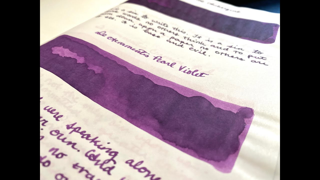 Flip-through of my Fountain Pen Ink Swatchbook