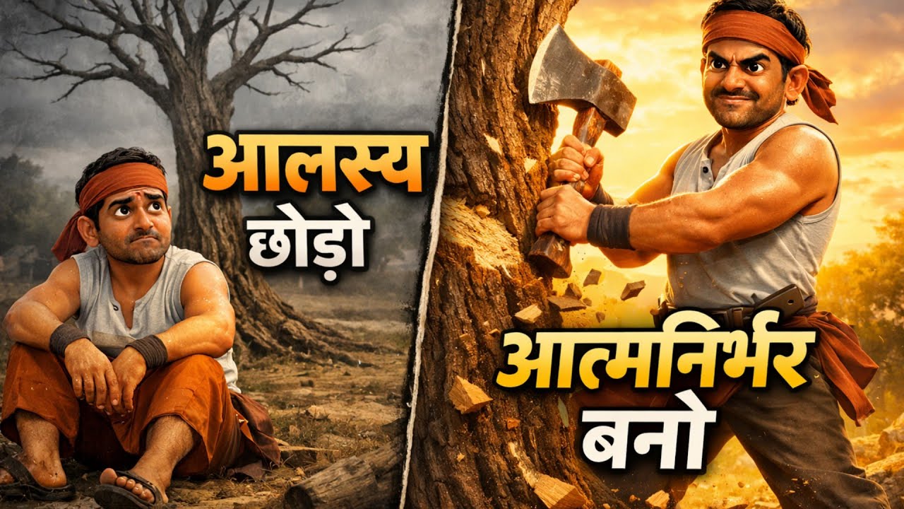 आलस्य छोड़ो आत्मनिर्भर बनो | Motivational Story in Hindi | Life Changing Video #motivation 