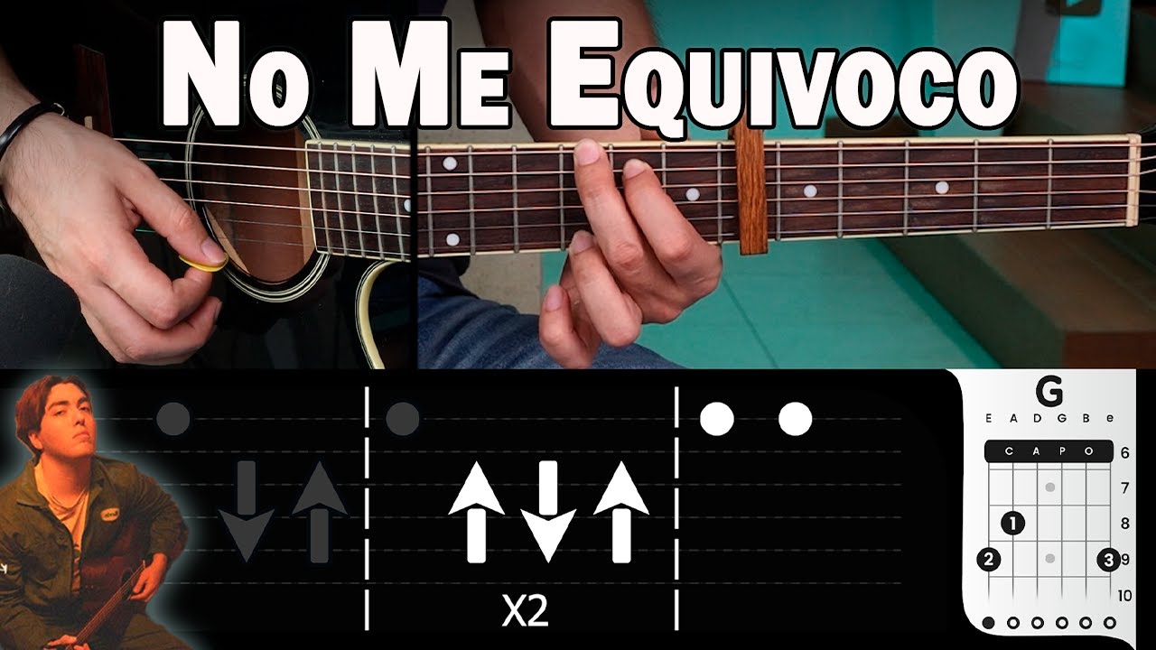 No Me Equivoco - Kevin Kaarl - TUTORIAL DE GUITARRA