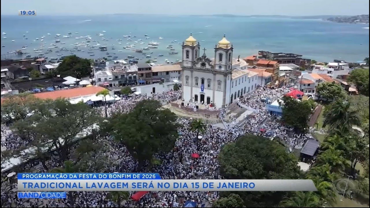 Programação da festa do Bonfim em 2026 - Band Cidade
