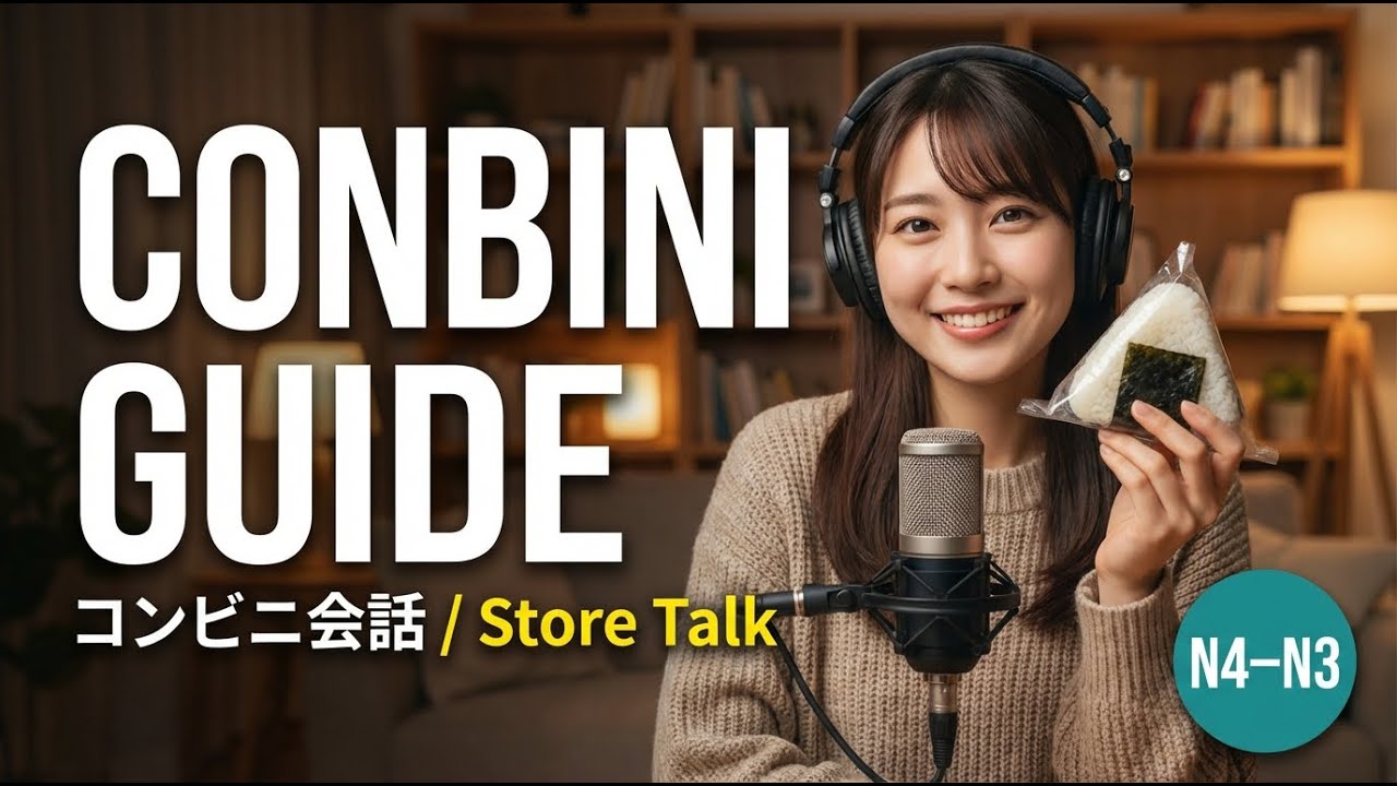 Japanese Listening Practice: The 3 Questions Every Conbini Clerk Asks