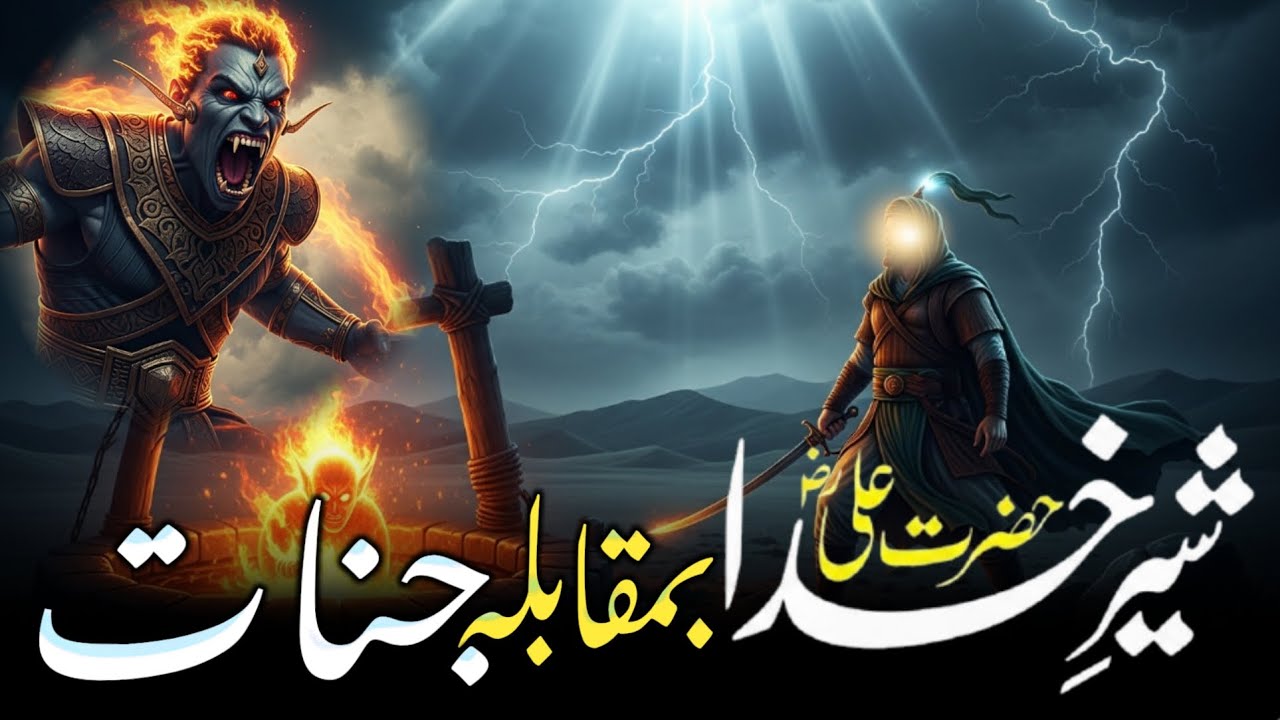 Sher-e-Khuda Hazrat Aliؓ Ka Jinnat Par Faisla-Kun Waar | Imaan, Bahaduri aur Allah Ki Madad 