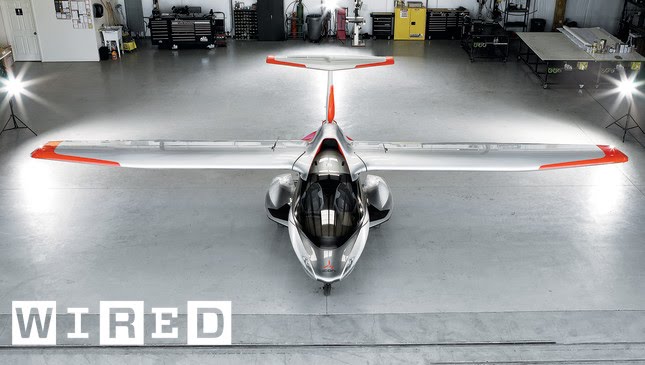 Flying in the Folding ICON A5 Airplane