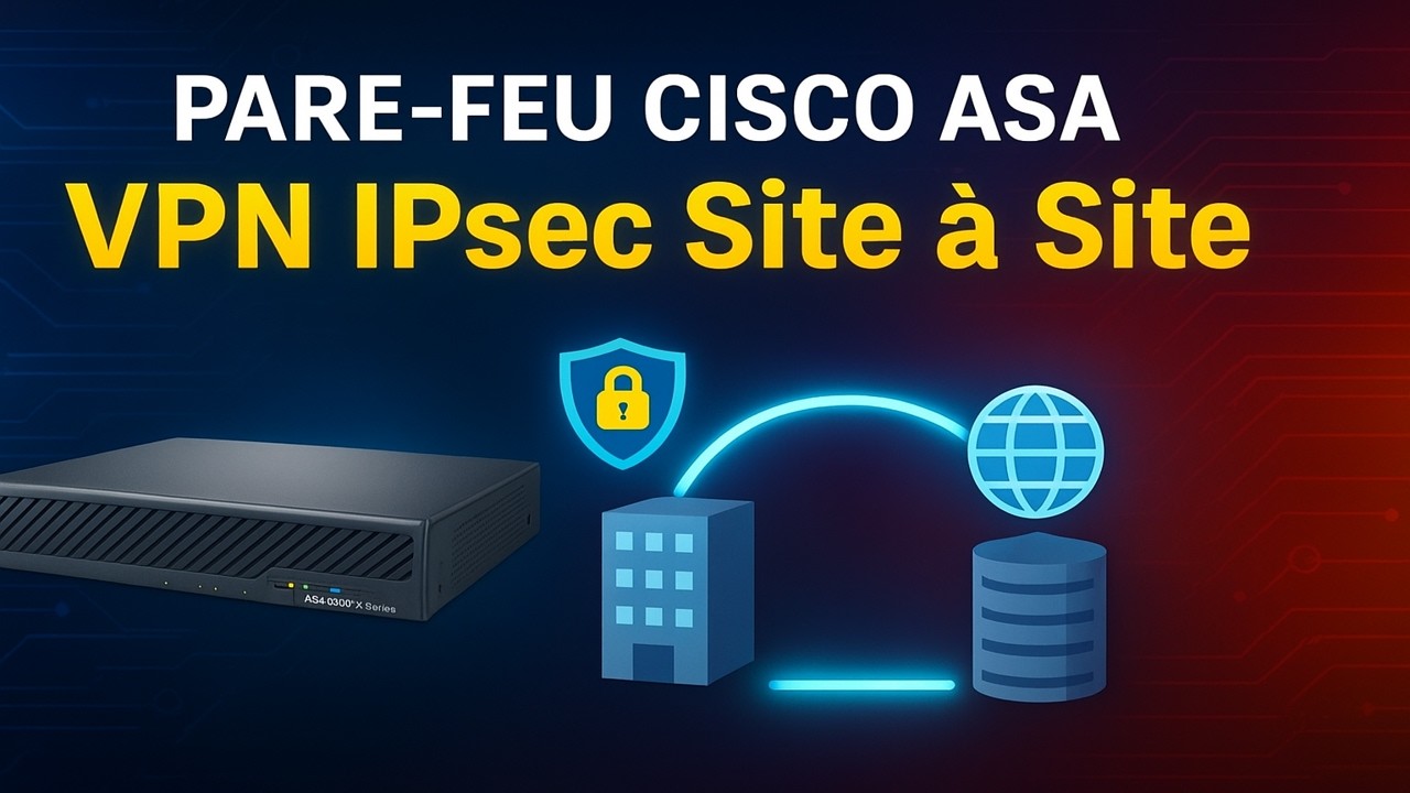 Pare-feu CISCO ASA [7/7] : Configuration VPN IPsec site à site