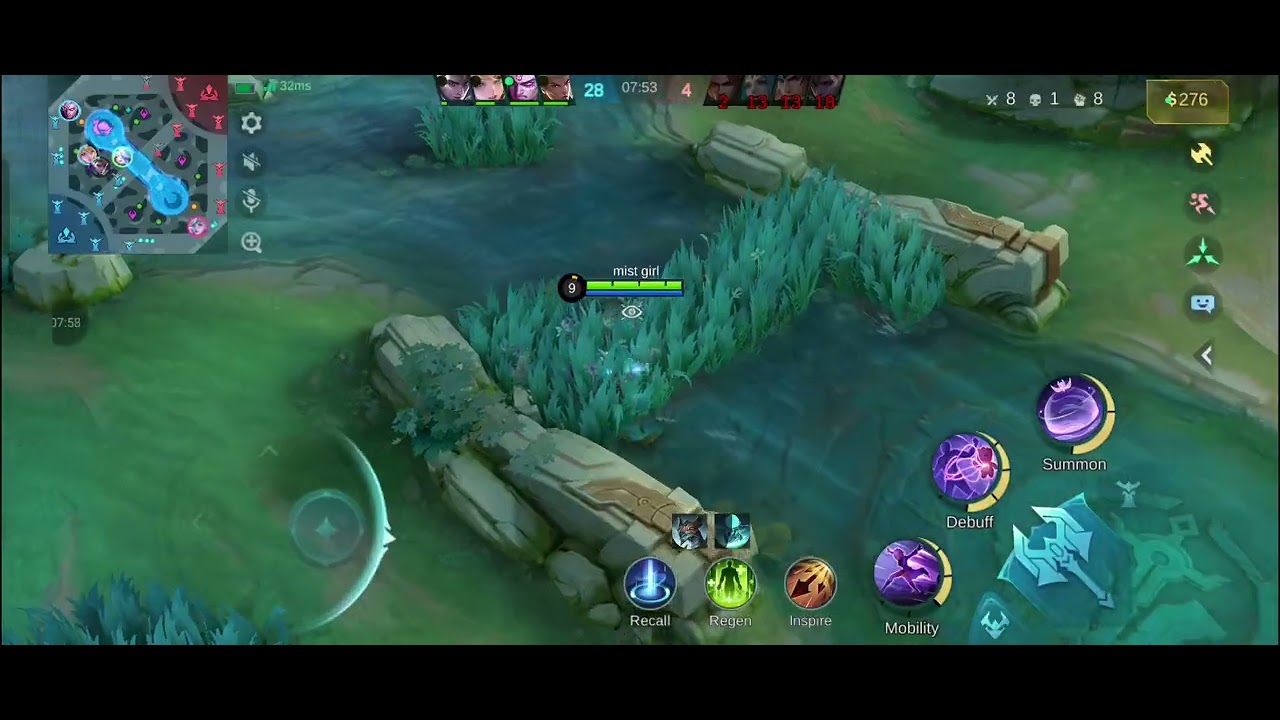 Moba legends 5 VS 5 🫣🫣#mistgirl #game 