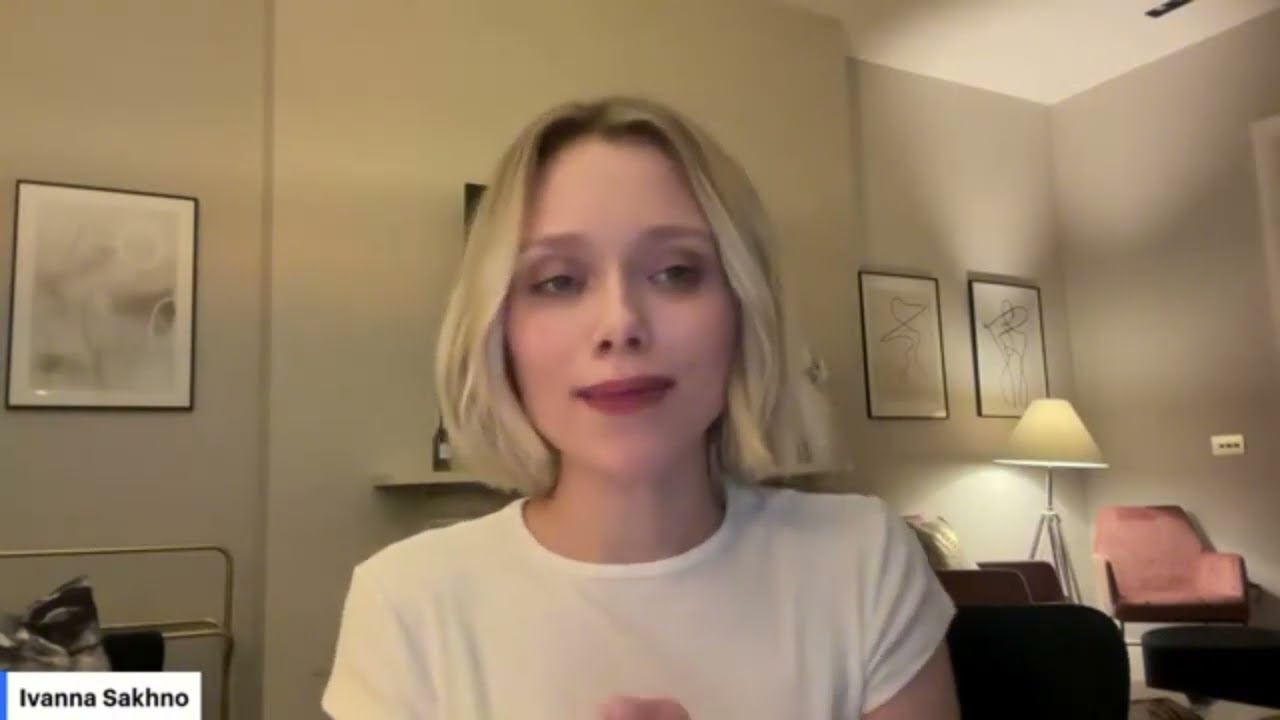 Ivanna Sakhno speaking about Ukraine during the GOTV for Ukraine (livestream 2024)