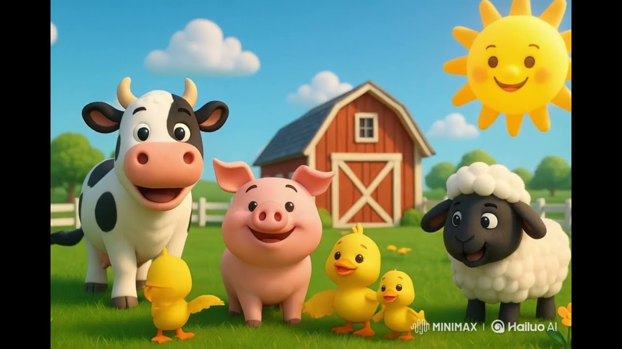 The Animals on the Farm Song! | Moo Moo, Oink Oink, Quack Quack! | Fun Kids Songs & Nursery Rhymes