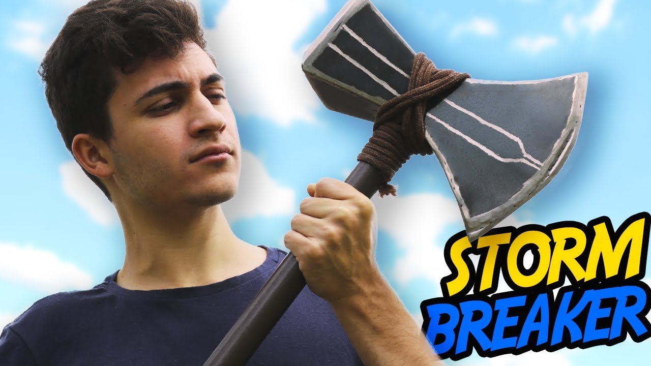 COMO FAZER O MACHADO DO THOR DE VINGADORES  (StormBreaker)