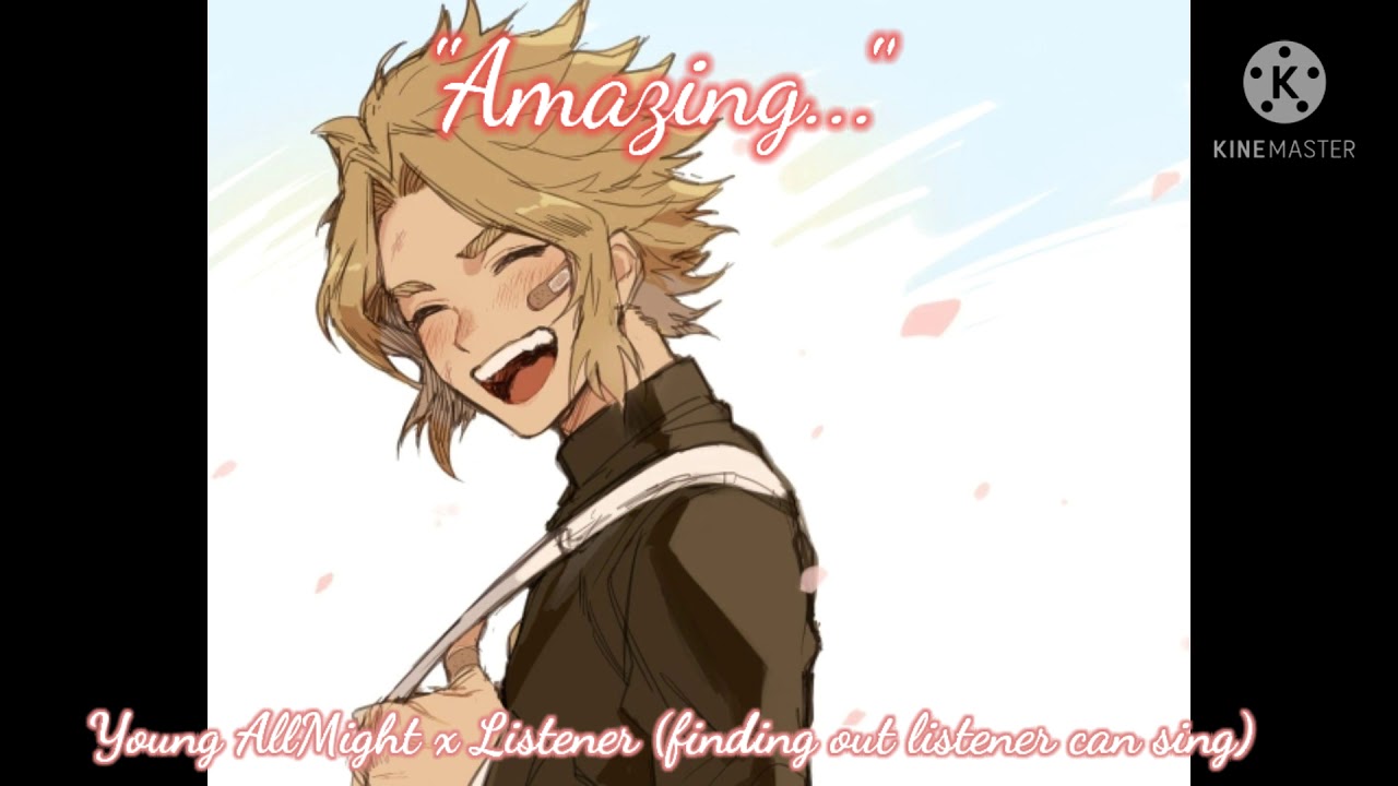 Young AllMight x Listener (finding out listener can sing) asmr by Alex J Audios