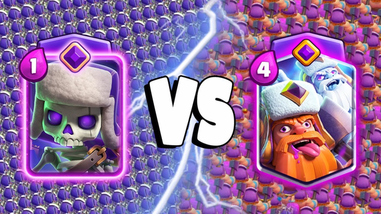Evolved Skeletons Vs Evolved Lumberjack | Clash Royale Challenge