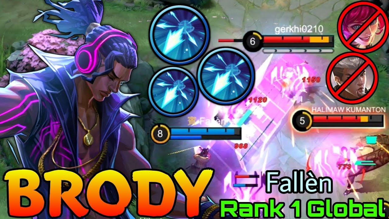 Pick it up! Brody Monster Sidelaner - Top 1 Global Brody by Fall&egrave;n - Mobile Legends