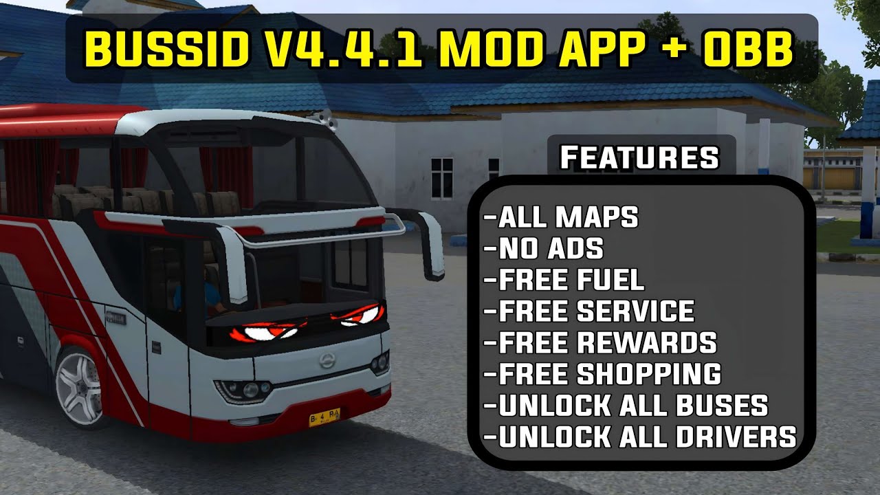 BUSSID V4.4.1 MOD APK + OBB/ check video description 👇
