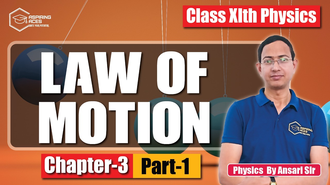 Law of Motion Class 11 Physics | Newton’s Laws of Motion |Momentum, Rocket Propulsion |JEE/NEET 2026