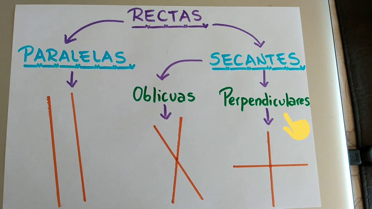 RECTAS PARALELAS Y SECANTES (PERPENDICULARES Y OBLICUAS)