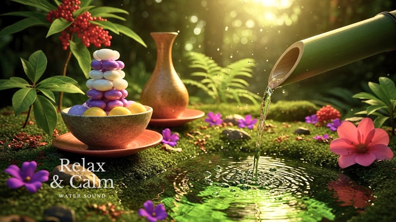 Relaxation Music & Water Sounds 🌿 to Calm the Mind, Reduce Anxiety & Insomnia