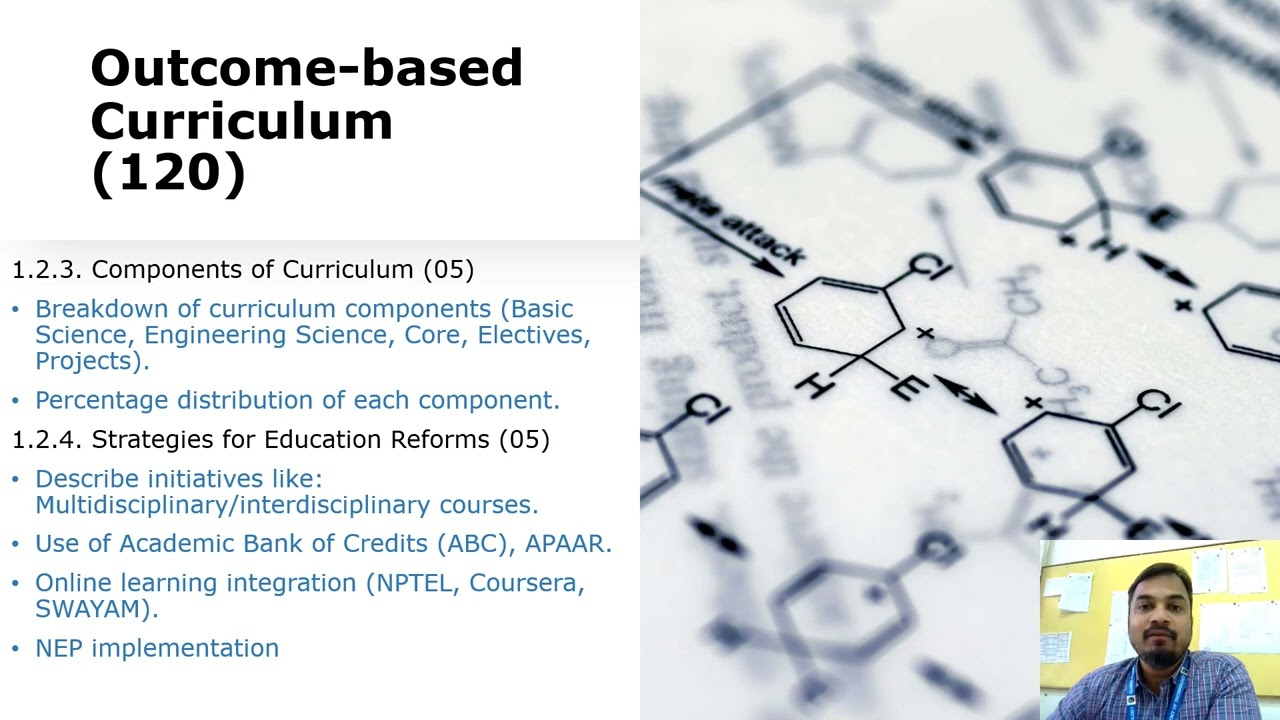 NBA Criteria 1 - Outcome Based Curriculum