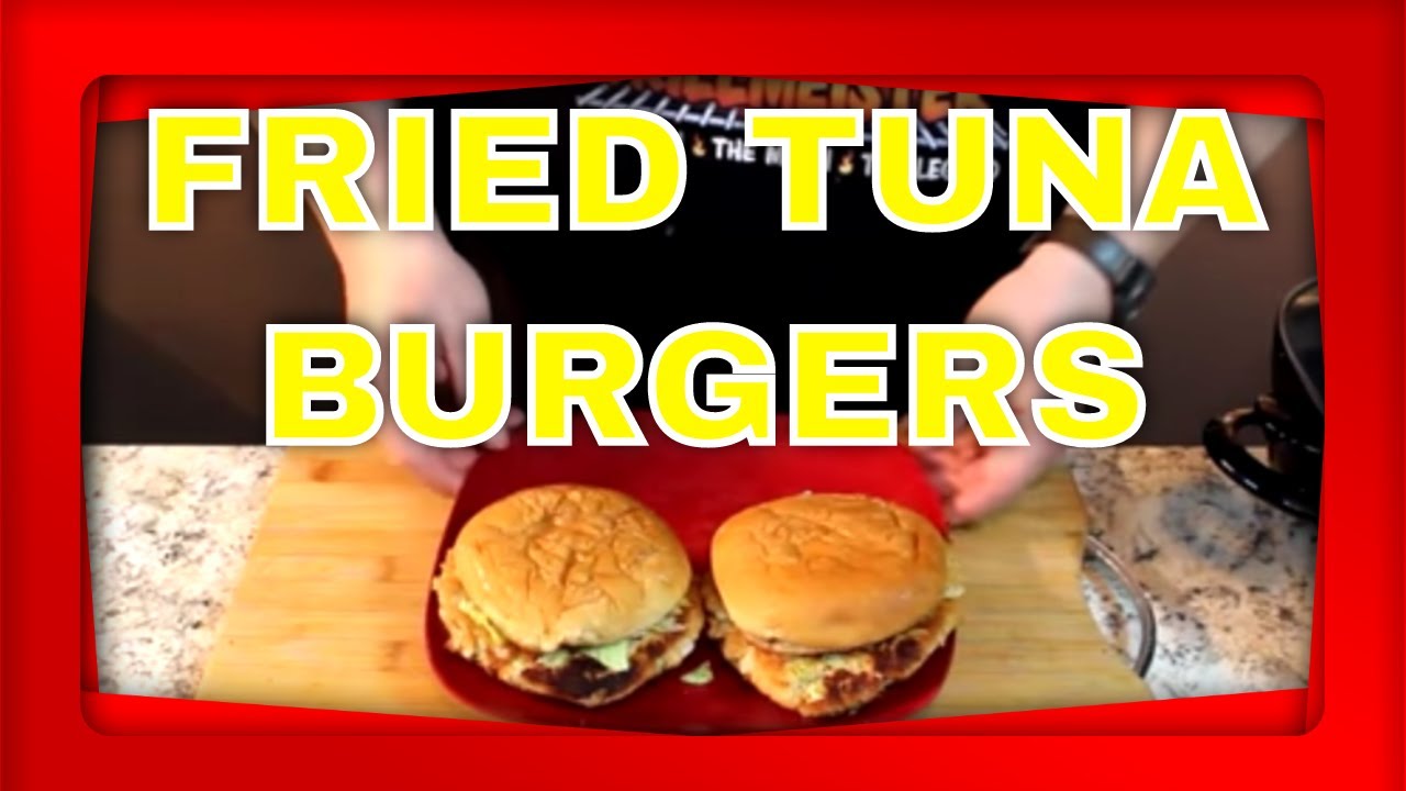 Fried Tuna Burgers!  (On a grilled bun)