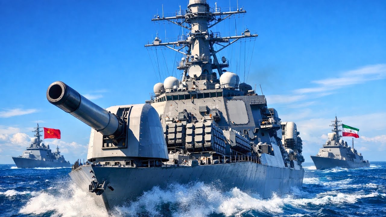 Puede el MEJOR DESTRUCTOR de EEUU CONTROLAR un oceano entero?