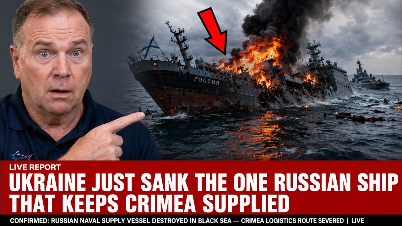 Ukraine Just Sank The One Russian Ship That Keeps Crimea Supplied