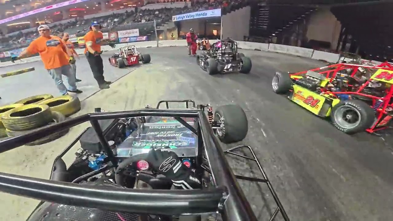 Briggs Danner Gets His FIRST Indoor Auto Racing WIN In His Hometown!!!
