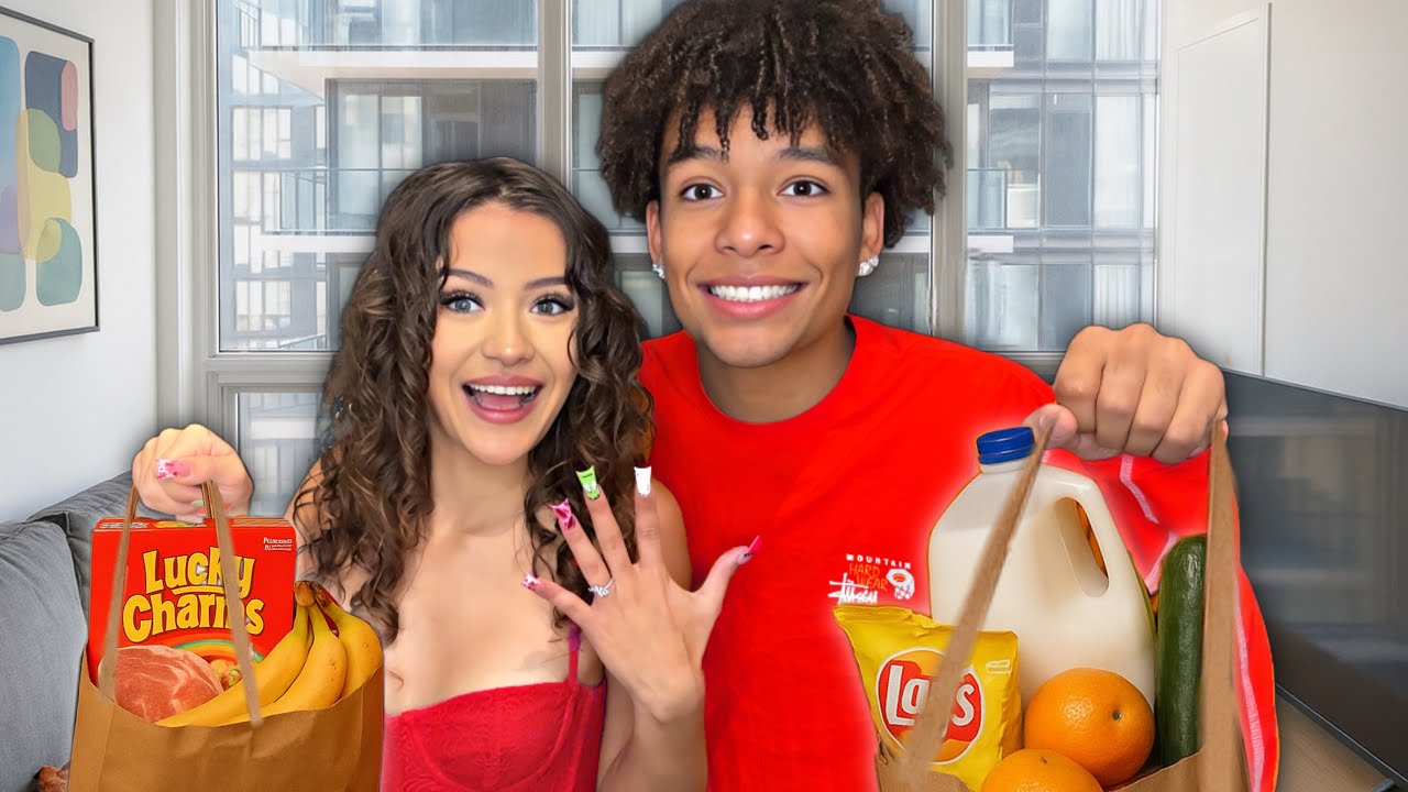 Grocery Shopping For Our NEW Apartment!!
