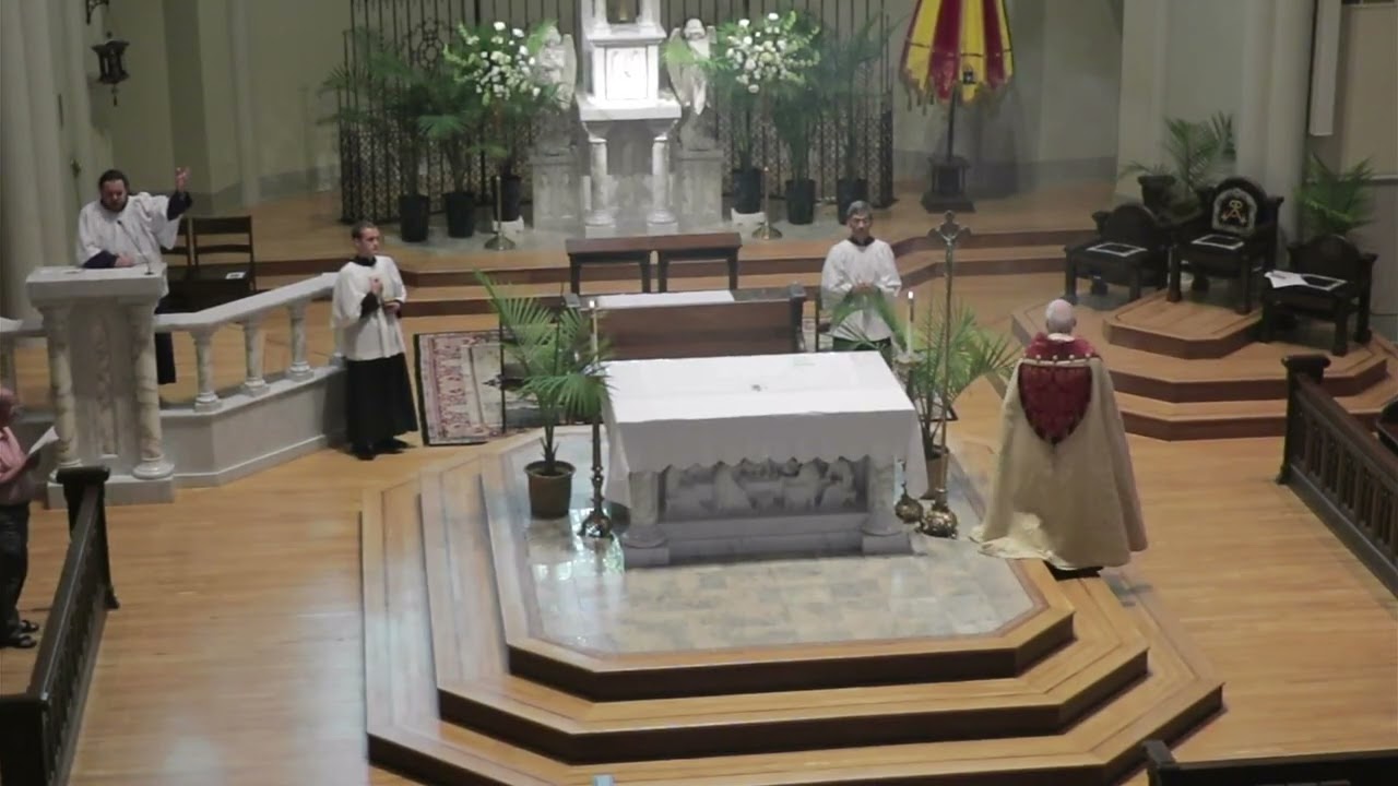 The Basilica of Saint Peter Columbia, SC First Vespers for the feast of Corpus Christi. ￼