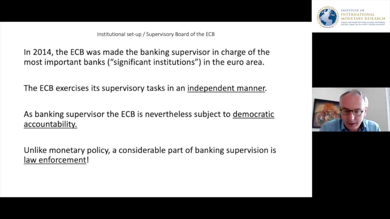 IIMR Webinar Series, 2020: Banks' capital ratios: minimum requirements vs. supervisory requirements