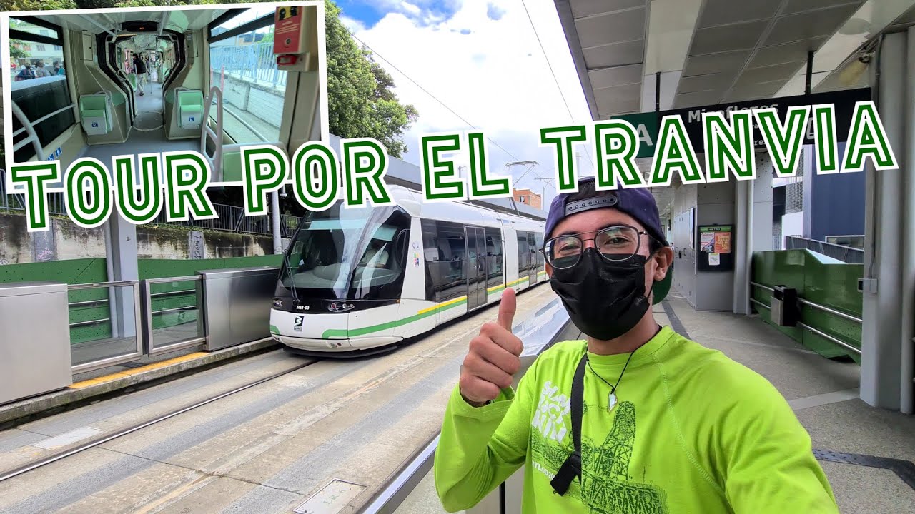Tranvía de Medellín | Así es el transporte publico mas moderno de Colombia l 4K